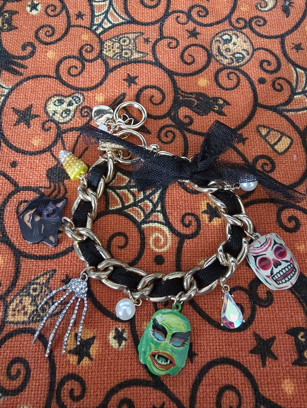 Betsey Johnson Halloween Charm Bracelet